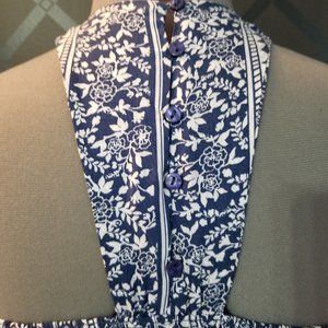 Indian-made summer dress with unique top